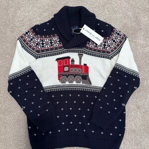 Janie and Jack Navy Turtleneck Sweater